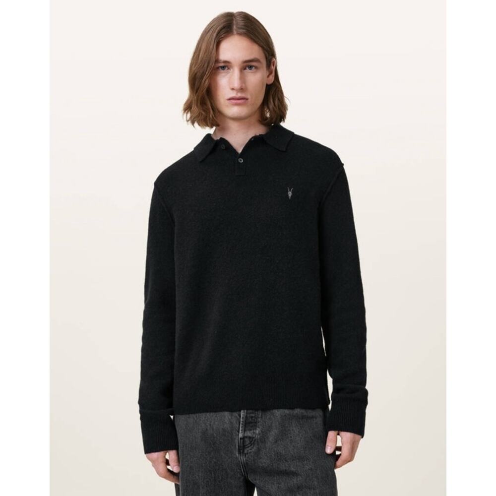 All Saints Black Men's Sweater